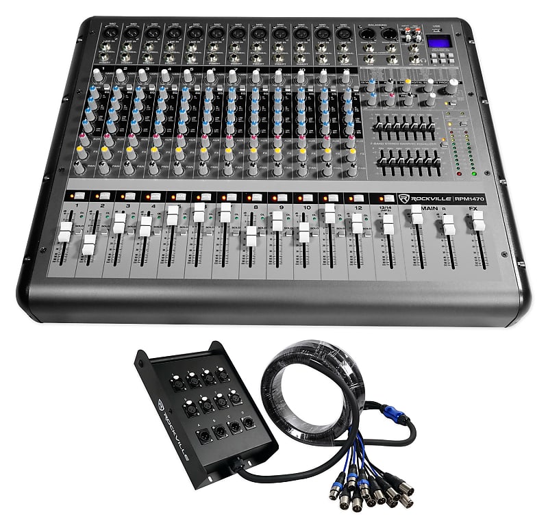 Harbinger LP9800 14-Channel Powered Mixer