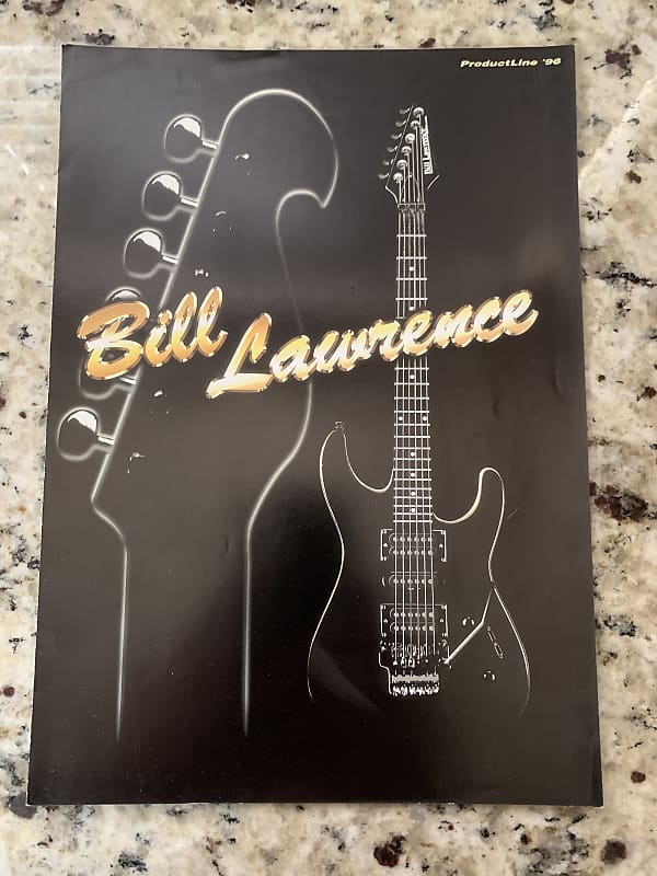 Bill Lawrence Guitar Japanese Catalog Brochure 1996 VR MB BL BC BO BR