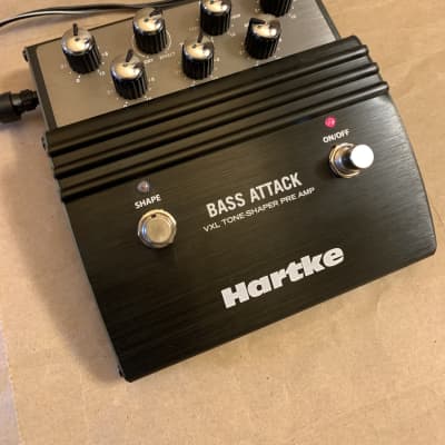 Hartke Bass Attack 2010s - Black  Preamp for Bass Guitar   Excellent Condition in box with Users Manual for sale