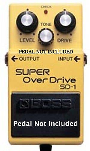 NEW MOD Kit BOSS SD-1 Overdrive Pedal Stacked Burr Brown OPA2134PA Op amp  DIY