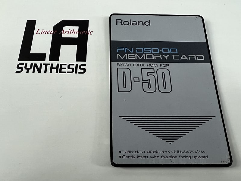 Roland PN-D50-00 Memory Card Patch Data Rom for D-50 Tested