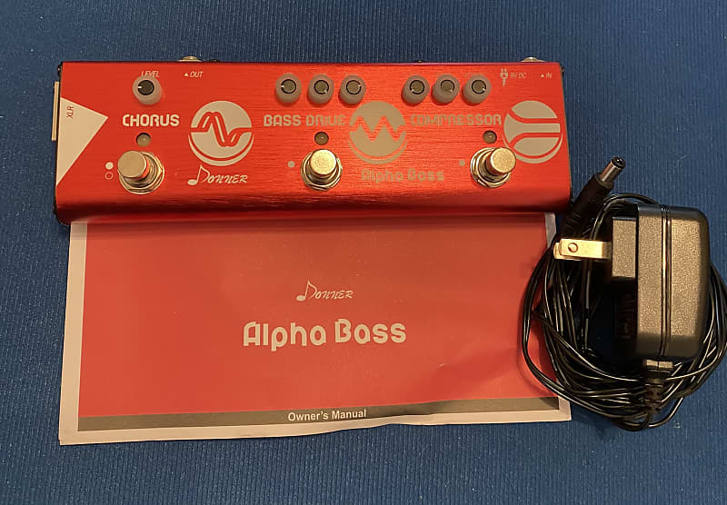 Donner Alpha Bass multi effects pedal Reverb