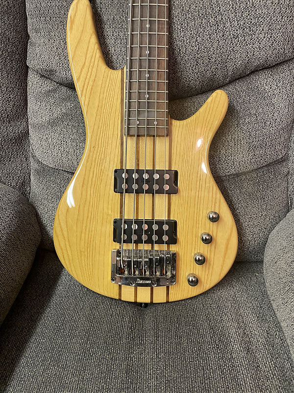 Ibanez 5 String Bass Srx705 Natural 1990s Natural Reverb