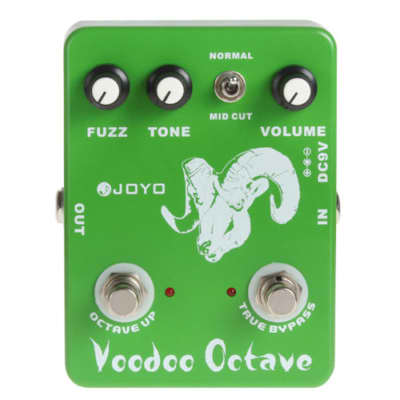 JOYO JF-12 Voodoo Octave Electric Guitar Effect Pedal Fuzz Octaver for sale