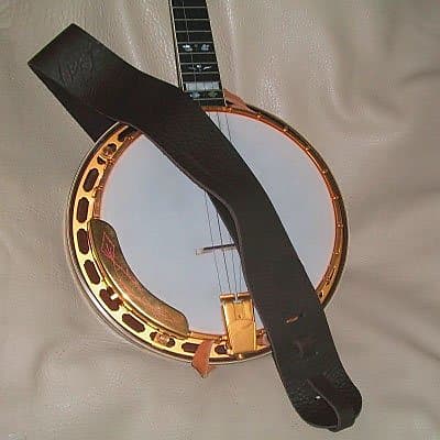 Lakota Leathers 3 Cradle Banjo Strap - Available in Brown, Black, or  Tobacco Finish