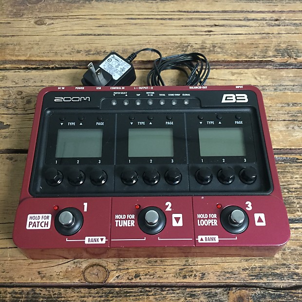 Zoom B3 Multi Effects Processor Reverb UK