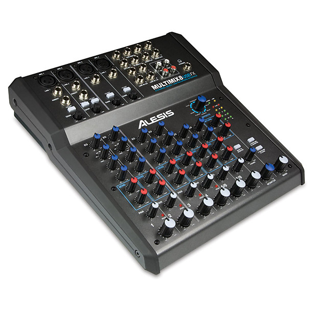 Alesis MultiMix 8 USB FX 8-Channel Mixer with Effects image 1