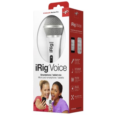 iRig Voice Handeld Portable Karaoke Microphone for Smartphones Tablets in White image 13