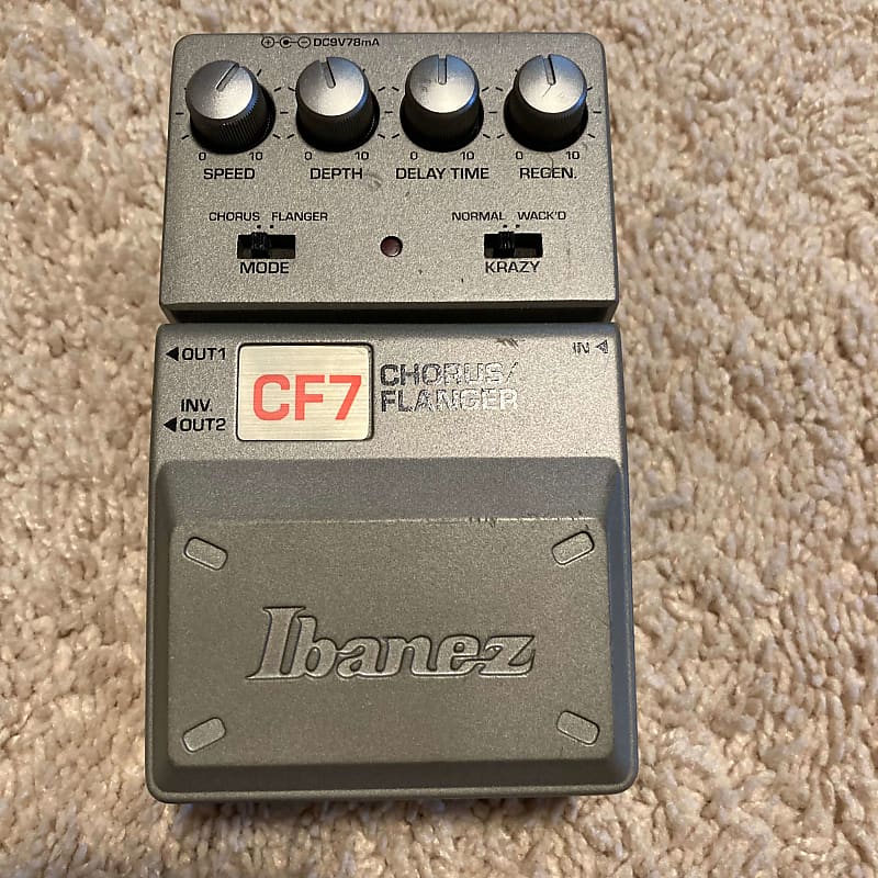 Ibanez CF7 コーラス フランジャー エフェクター - ギター