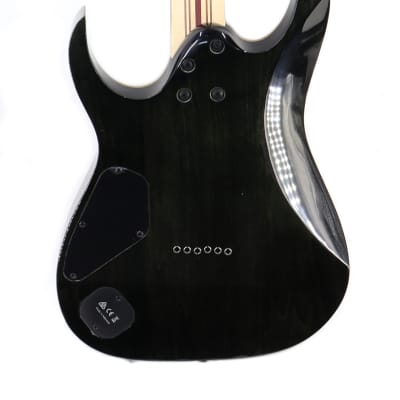 Ibanez Premium RG1121PB Electric Guitar w/Bag - Charcoal Black Burst image 4