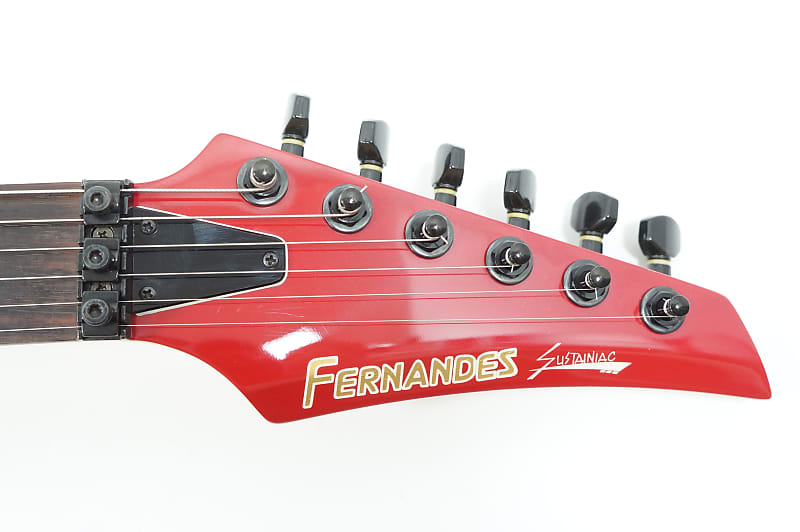 Fernandes FRS-100 REVOLVER SUSTAINIAC 18V SUSTAINER METALLIC RED Made in  JAPAN