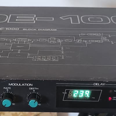 Roland SDE-1000 Digital Delay 1980s - Black
