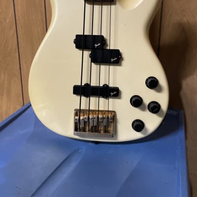 Fender Contemporary Precision Bass Lyte MIJ 1989 - 1995 - Frost White image 1