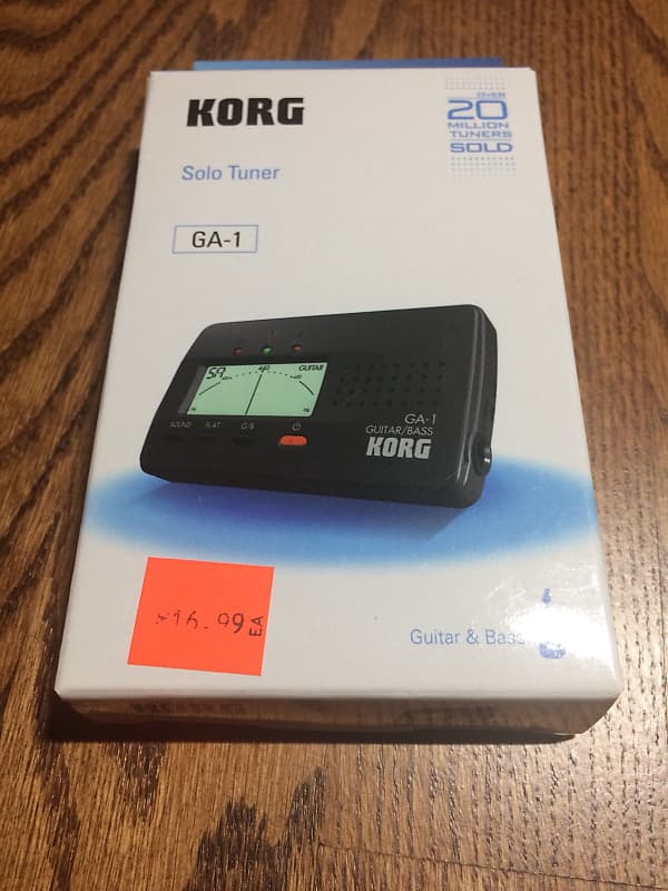 Korg GA-1 Solo Guitar Bass Tuner Black | Reverb