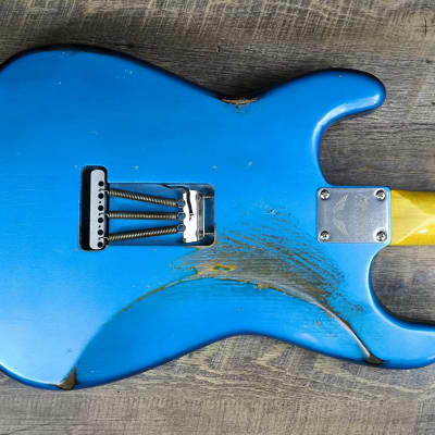 MyDream Partcaster Custom Built -Lake Placid Blue over Sunburst Hepcat L-series image 3