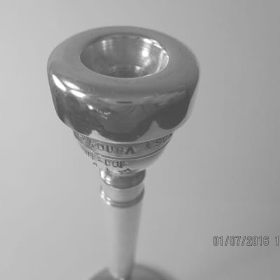Parduba #4 1/2 Vintage Double Cup Trumpet Mouthpiece Silver