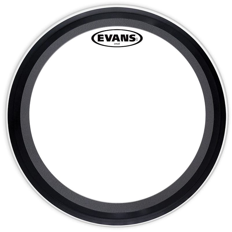 Evans EMAD Clear Bass Drum Head, 24 Inch image 1