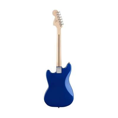 Squier Bullet Mustang HH Electric Guitar, Laurel FB, Imperial Blue image 2