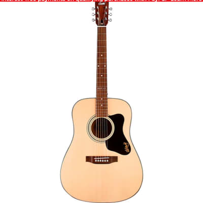 Guild A-20 Bob Marley Dreadnought Acoustic Guitar Natural w/ Bag image 4