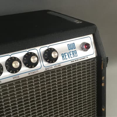 Super Rare Pearl PFT101 “Duo Reverb” 1980 Twin Reverb Clone Black Tolex Natural Relic 100 Watts Solid State MIJ Made in Japan image 13