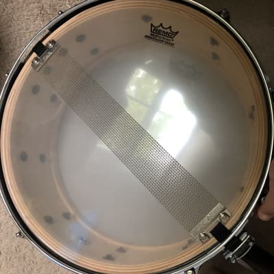 Pearl 14”x5.5” Masters Custom MMX snare drum Piano Black image 4