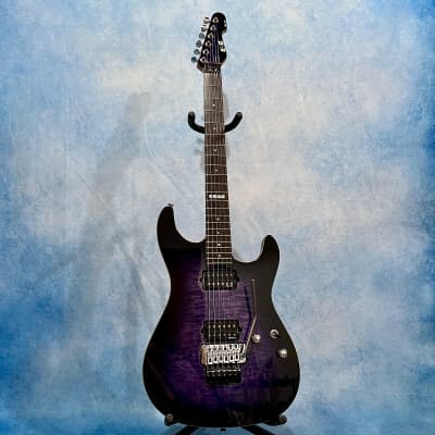 ESP E-II ST-2 2015 - Quilted Maple Reindeer Blue - purple image 3