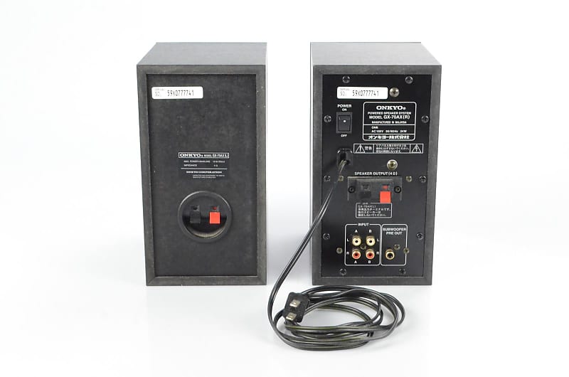 Onkyo GX-70AX ActIve Powered Speakers Monitors w/ SW-7A Sub Carlos Rios  #33983