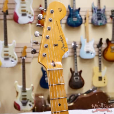 Fender Custom Shop Eric Clapton Signature Stratocaster Maple Fingerboard Journeyman Relic Aged White Blonde 8.05 LBS image 7