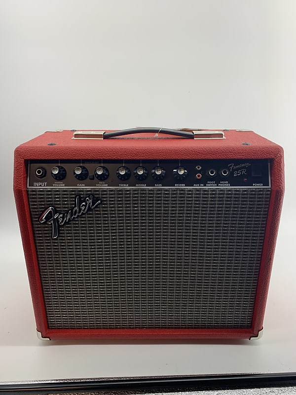 Used Fender Frontman 25R Guitar Combo Amp, Red | Reverb