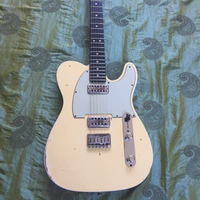 Fender Custom Shop Telecaster Relic Dual TV Jones TVJ Pickups 2014 White image 3