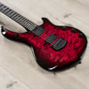 Ernie Ball Music Man BFR John Petrucci Majesty 6 Guitar, Quilted Maple Top, Red Nebula