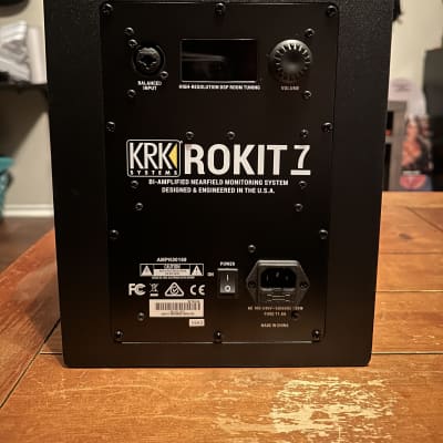 KRK RP-7 Rokit G4 2-Way 7" Active Studio Monitors (Pair) 2019 - 2021 - Black image 4