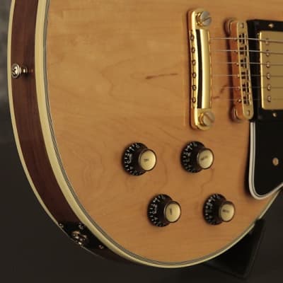 all original 1976 Gibson Les Paul Custom NATURAL w/ohsc VERY CLEAN!!!  Natural image 13