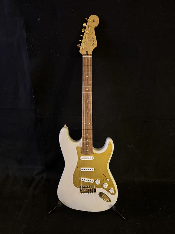 Fender Stratocaster - Transparent White Nitro - Partscaster Custom Shop Pickups Plek’d image 1