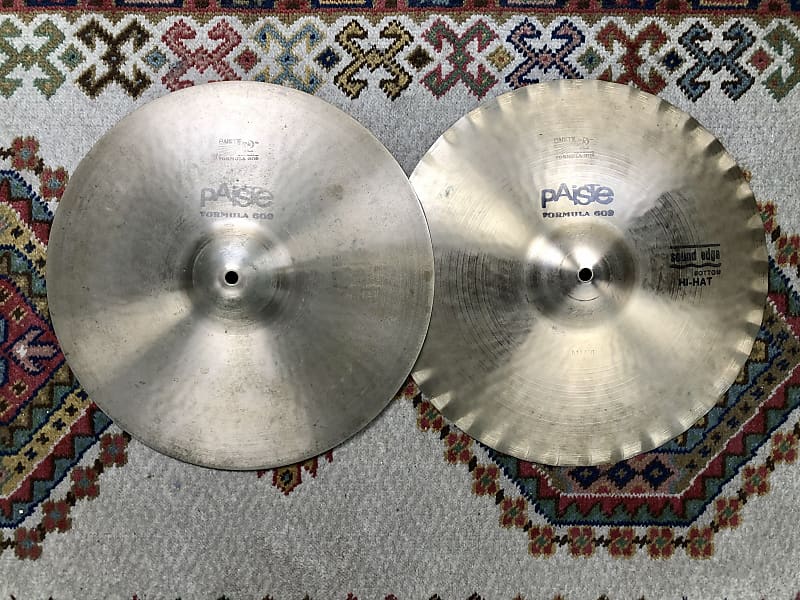 Paiste 15” Formula 602 Sound Edge Hihat - 1980 (1020/1135gr)