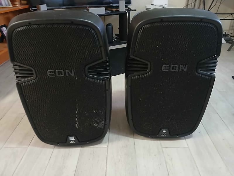 JBL 15 inch powered speakers set EON - Black  			