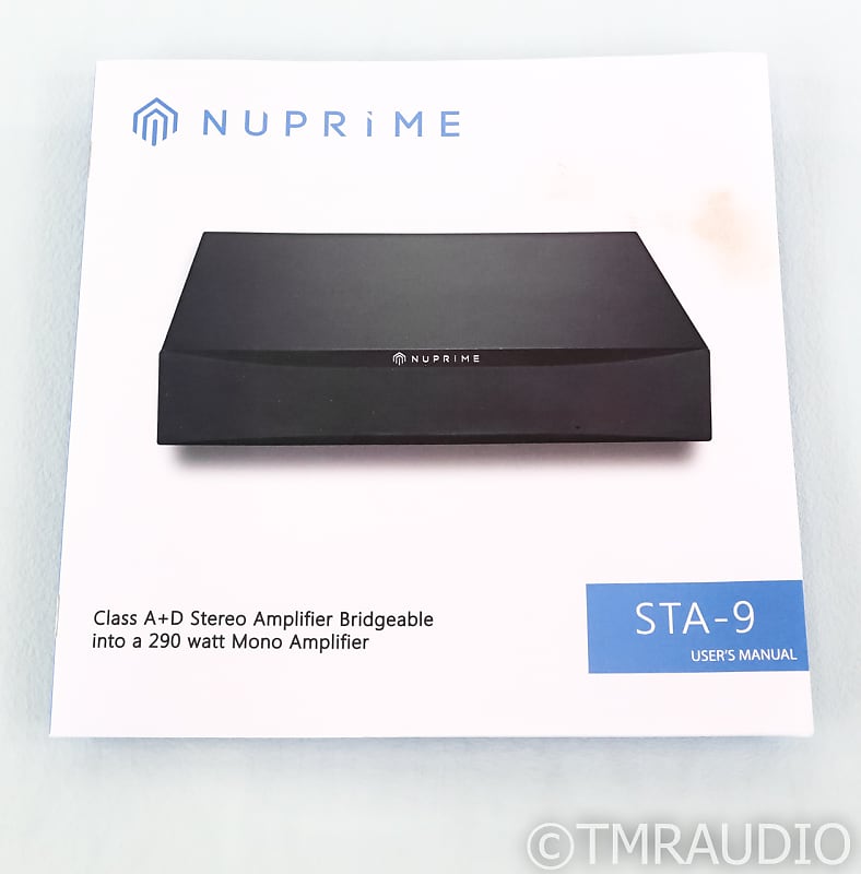 NuPrime STA-9 Stereo Power Amplifier; Silver; STA9 | Reverb