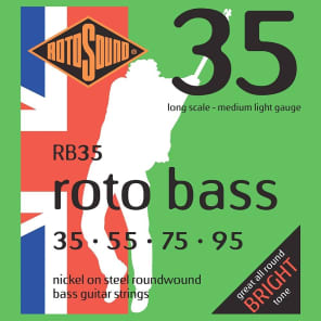 Rotosound RB35 Roto Bass Strings - Medium Light (35-95)