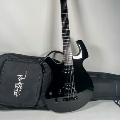 Parker P-42 Metallic Black Left Handed Lefty Electric Guitar w/Gig Bag image 4
