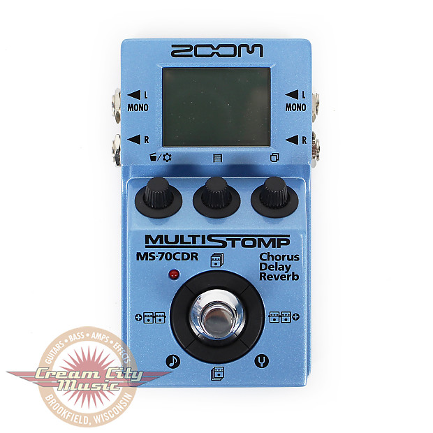 Used Zoom MS70CDR Chorus Delay & Reverb Pedal Reverb
