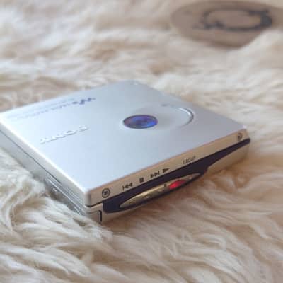 SONY MZ-E707 Portable MiniDisc Player Purple Tested Working with remote mdlp image 6
