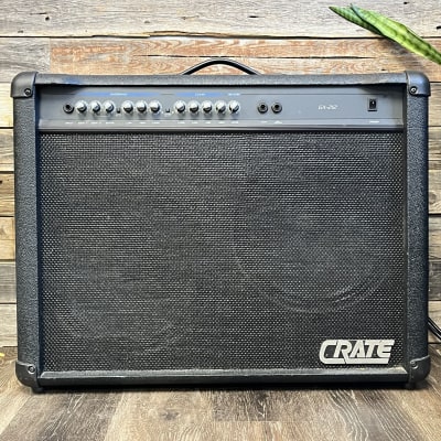 (16971) Crate GX-212 2-Channel 115-Watt 2x12" Solid State Guitar Combo 2000s - Black image 1