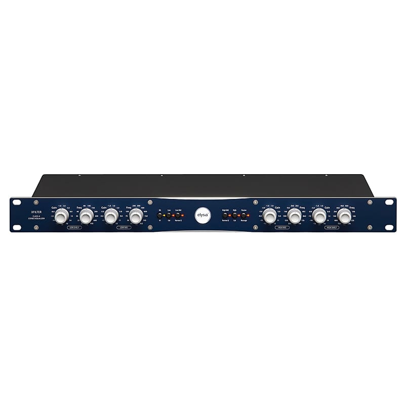 elysia xfilter Rackmount Stereo 4-Band Class-A Parametric Equalizer EQ image 1