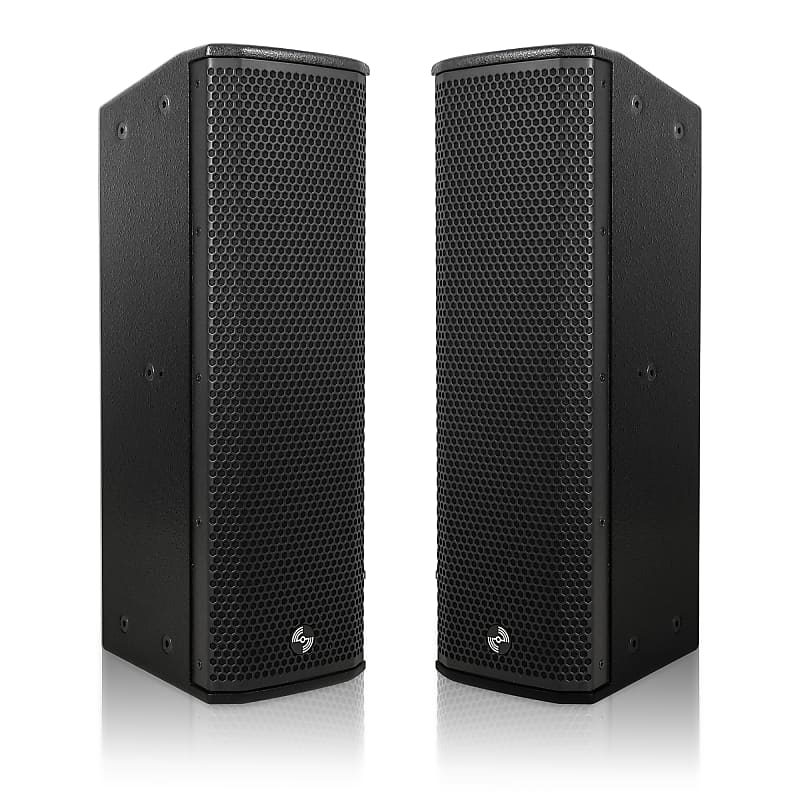 Powered best sale array speakers