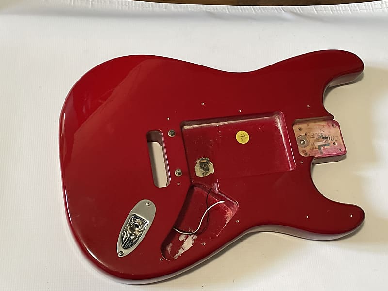 1995 Fender USA American Standard Stratocaster Candy Apple Red Guitar Body