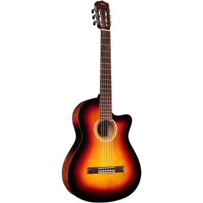 Cordoba Fusion 5 Acoustic-Electric Classical Guitar Ember Burst image 3