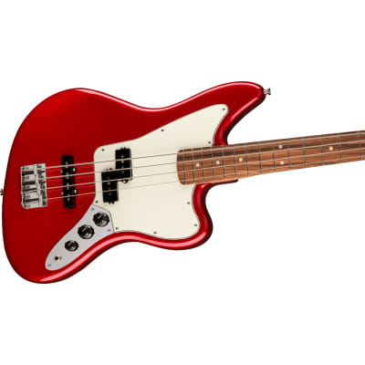 Fender Player Jaguar Bass PF Candy Apple Red - 4-String Electric Bass Bild 4
