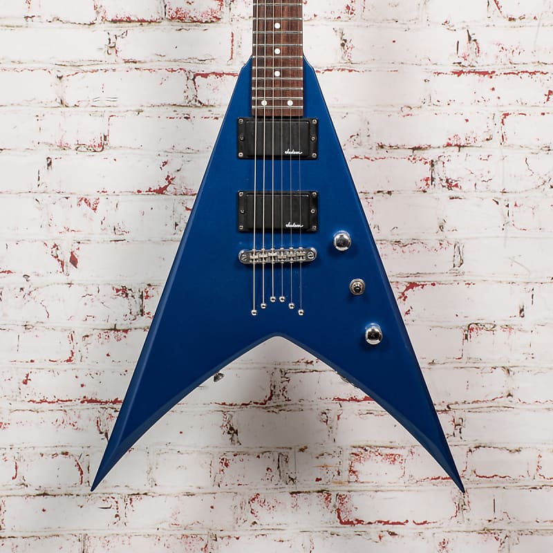Jackson V Electric Guitar, BoltOn Neck, Blue x3004 (USED) Reverb
