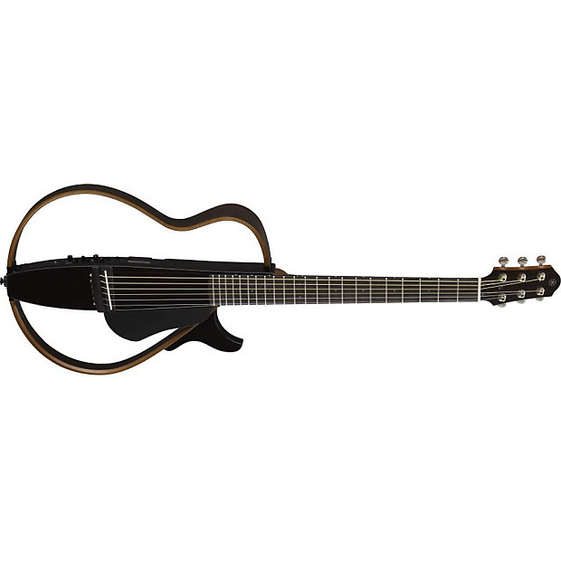 Yamaha SLG200N Silent Nylon String Guitar Transparent Black image 1