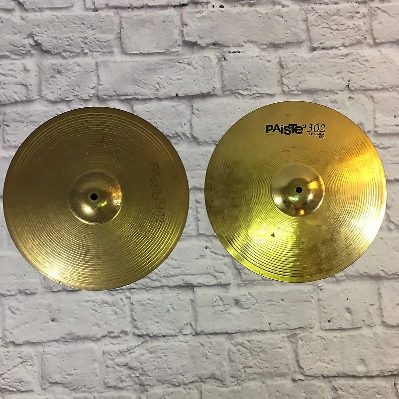 Paiste 14" 302 Hi-Hat Cymbals (Pair) image 1